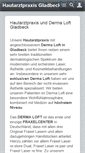 Mobile Screenshot of hautarztpraxis-gladbeck.de