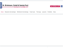 Tablet Screenshot of hautarztpraxis-gladbeck.de